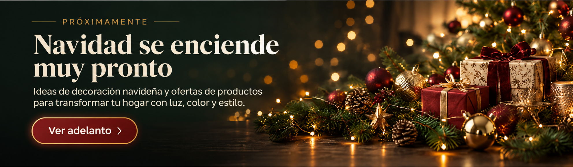 Decora tu hogar esta Navidad: luces, guirnaldas y accesorios navideños con ofertas especiales