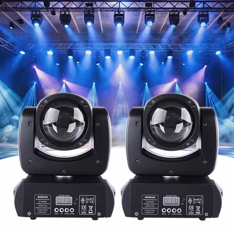 Cabezal Movil 180W Gobo + 18 Prismas Giratorios DMX