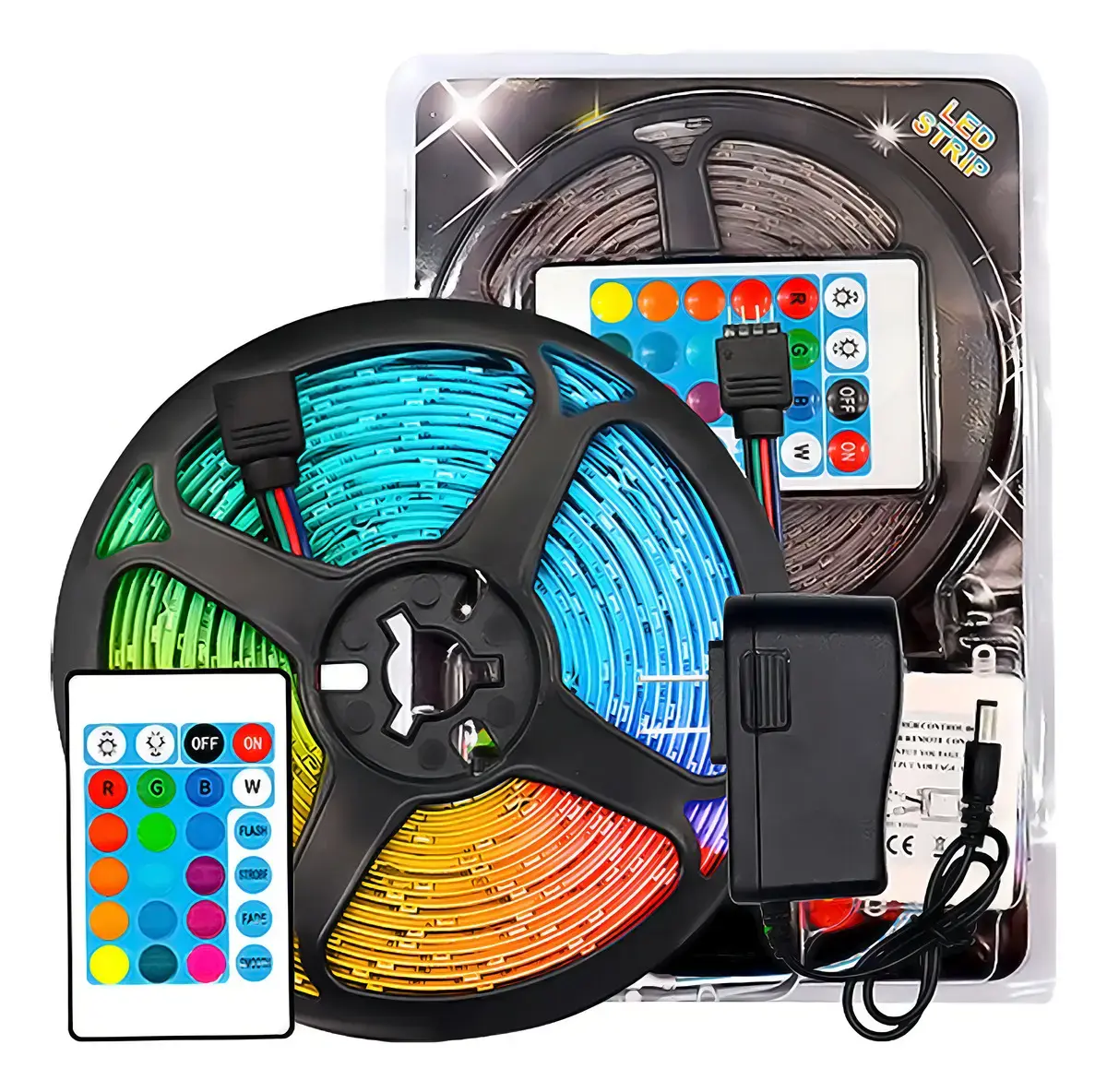 Tira de Luces Spin LED 5m / 300 LED RGB 3528 IP65