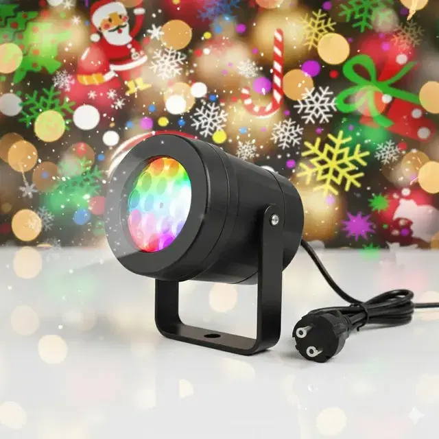 Proyector LED Multicolor Navidad THEK para Interior y Exterior Bajo Techo