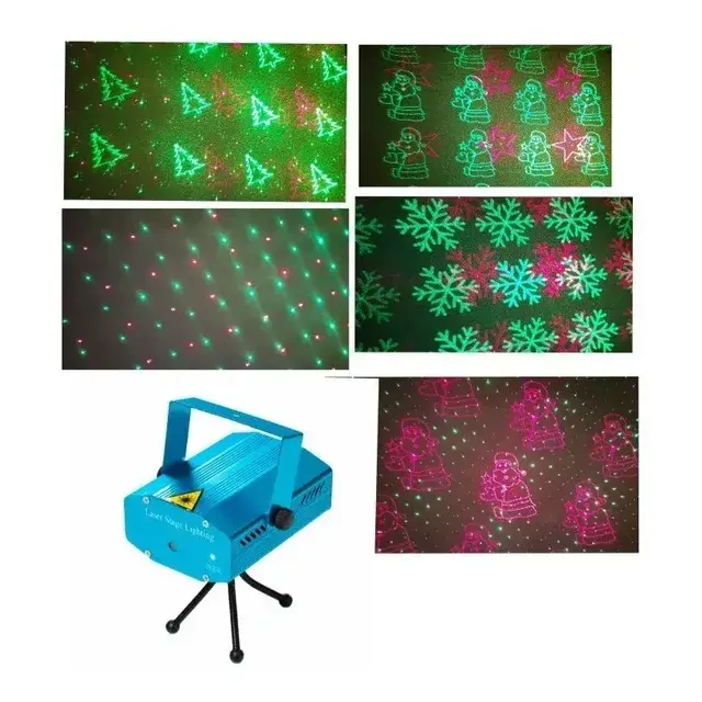 Proyector Luces LED Navidad Cumpleaños Fiestas Multicolor