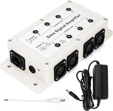 Amplificador Divisor DMX RioRand de 8 Canales