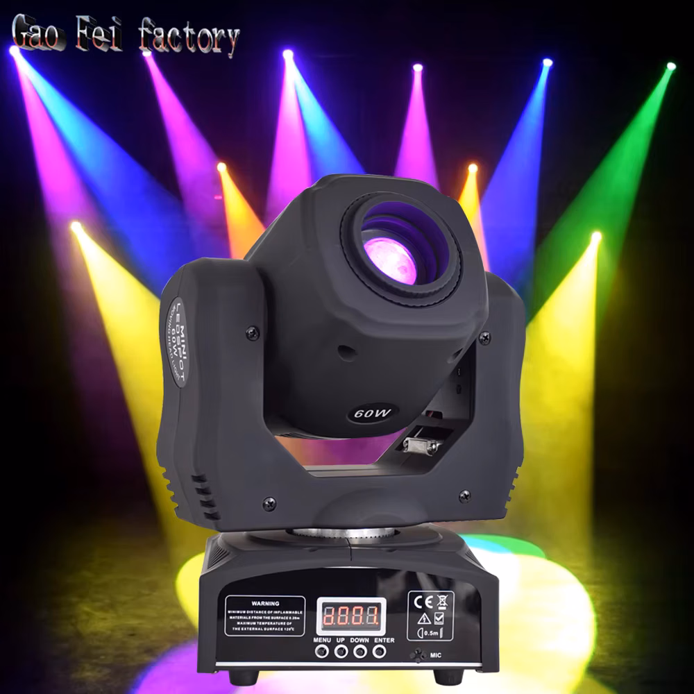 Cabezal Movil Lira DJ 60W Mini Gobo DMX