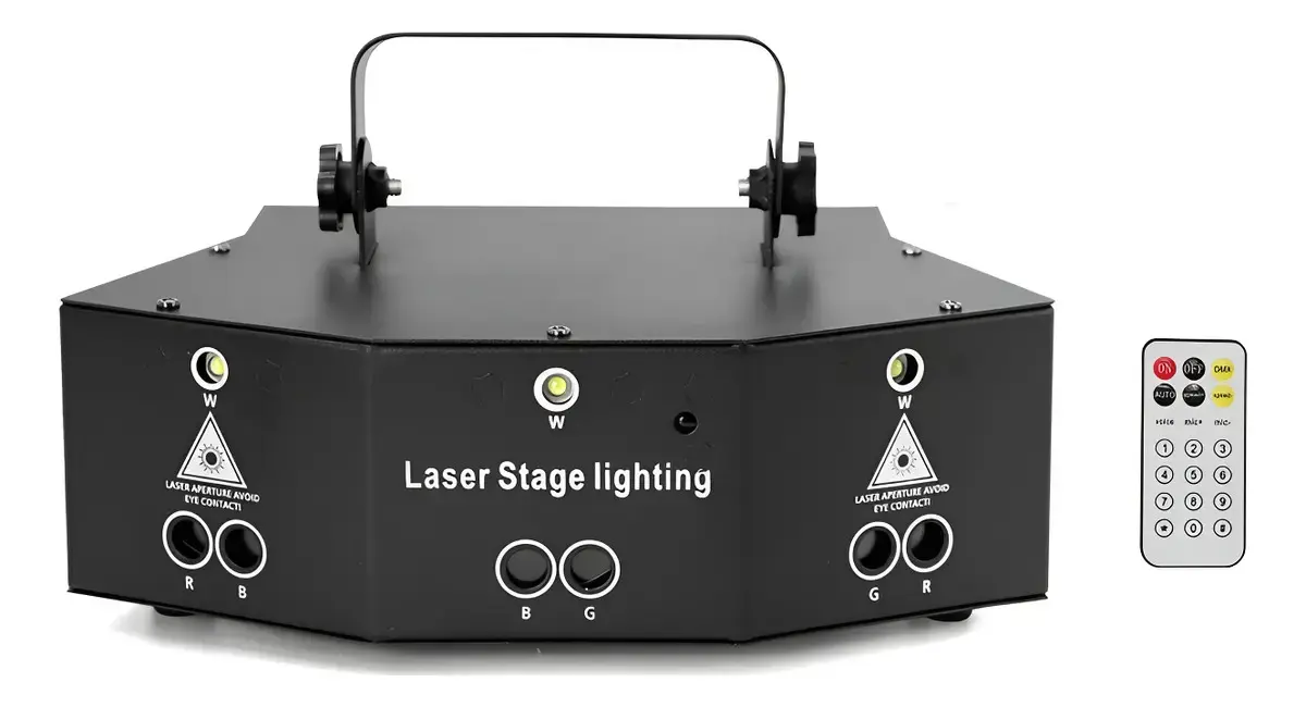 Luz Láser Ventimaku VM-DJ RGB con DMX512
