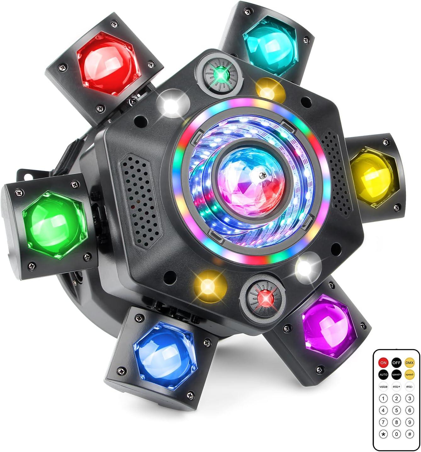 Cabeza Movil DJ 150W Mirror 3D + Bola de Discoteca